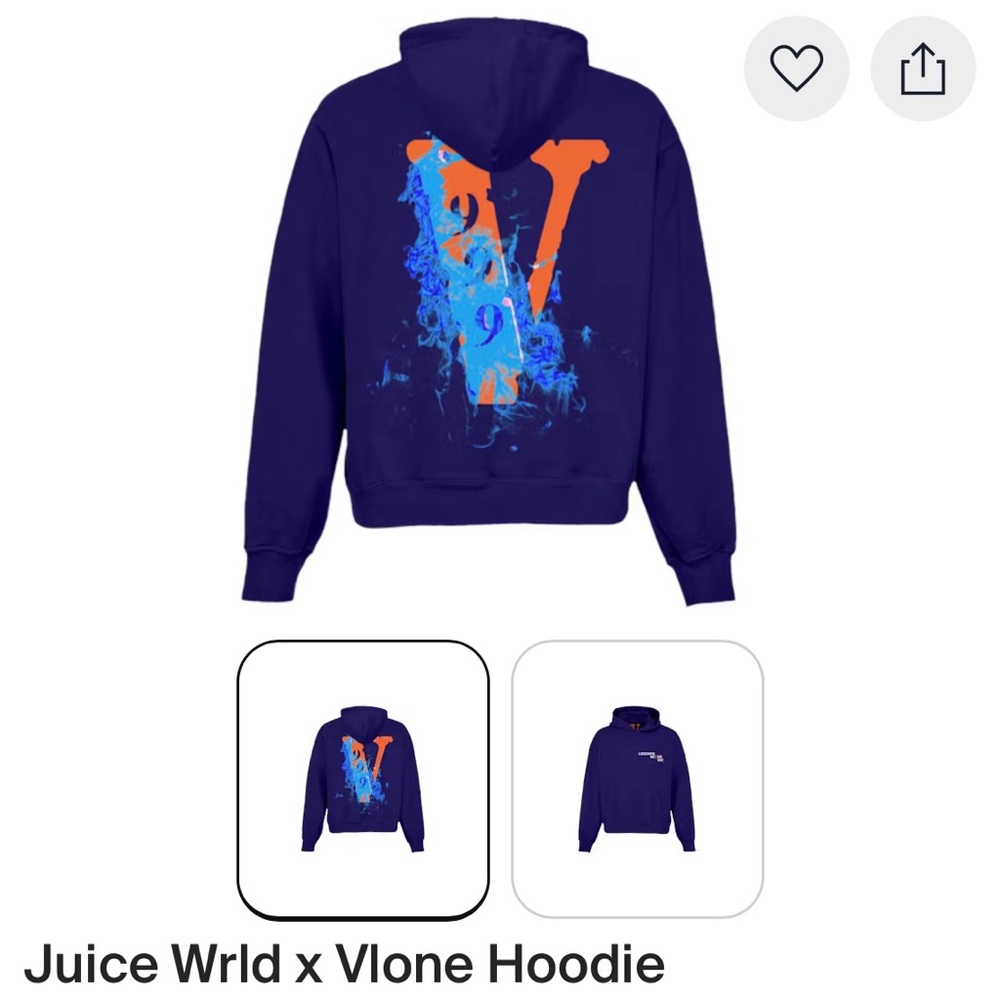 VLONE Purple Hoodie